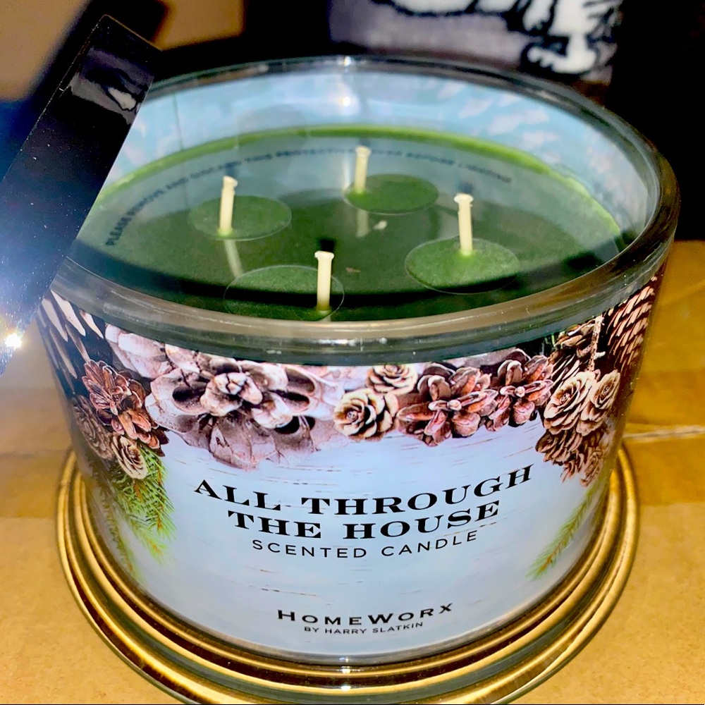 “ALL THROUGH THE HOUSE” HOMEWORX BY HARRY SLATKIN CANDLE NEW